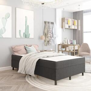 Krevet od tkanine s oprugama tamnosivi 120 x 200 cm - 120 x 200 cm 35.5 cm 35.5 cm 120 x 200 cm