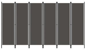 Paravan - Sobna pregrada sa 6 panela antracit 300 x 180 cm - Antracit 6 1 Antracit