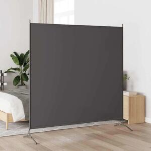 Paravan - Sobna pregrada antracit 175 x 180 cm od tkanine - Antracit 175 x 180 cm 1 1