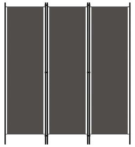 Paravan - Sobna pregrada s 3 panela antracit 150 x 180 cm - Antracit 3 1 Antracit