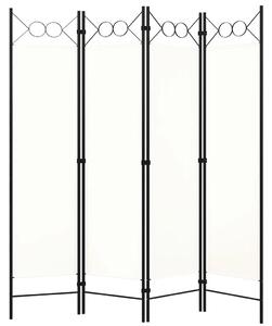 Paravan - Sobna pregrada s 4 panela bijela 160 x 180 cm - Bijela 4 1 Bijela