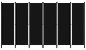 Paravan - Sobna pregrada sa 6 panela crna 300 x 180 cm - Crna 6 1 Crna