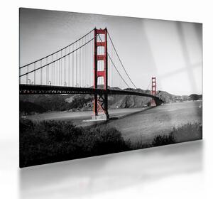 Staklena slika mosta (70x50 cm)