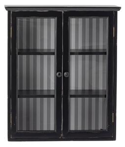 Crna viseća vitrina od masivne jele 51,5x66,5x22,5 cm Hazem – Bloomingville