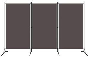 Paravan - Sobna pregrada s 3 panela antracit 260 x 180 cm - Antracit 260 x 180 cm 1 1