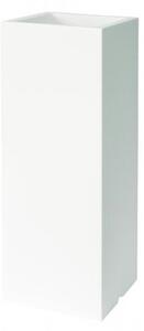 Ukrasna tegla za cvijeće TOWER Dolomite 70 x 25 x 25 bijela boja - Bijela - 51 - 70 cm - Europlast - DA - Umjetna masa - do 30cm