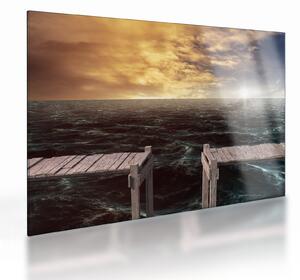 Staklena slika mora (70x50 cm)