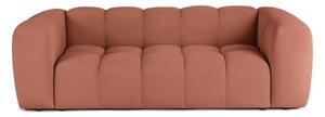 Baršunasta sofa boja terakote 225 cm Cube – Bonami Selection