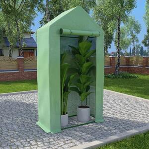 Plastenik s čeličnim okvirom 0 5 m² 1 x 0 5 x 1 9 m
