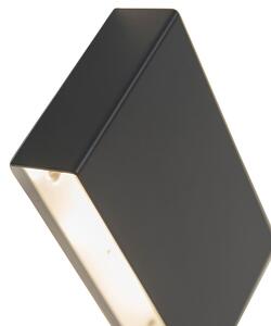 Set od 2 moderne zidne lampe crne - Otan