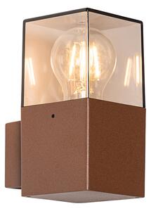 Industrijska vanjska zidna svjetiljka rust brown IP44 - Danska