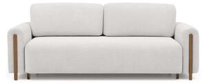 Krem sklopiva/s prostorom za odlaganje sofa od bouclé tkanine 244 cm Arcadova – ELTAP