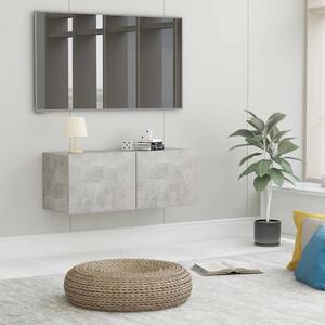 TV ormarić boja betona 80 x 30 x 30 cm od konstruiranog drva - Beton siva 1 80 cm Beton siva