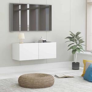 TV ormarić bijeli 80 x 30 x 30 cm od konstruiranog drva - Bijela 1 80 cm Bijela