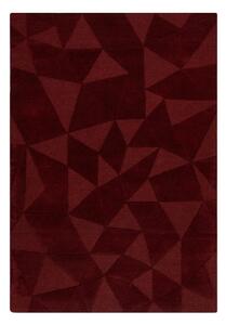 Bordo ručno rađen vunen tepih 160x230 cm Shard Red – Flair Rugs