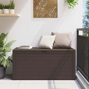 Vrtna kutija za pohranu smeđa 116 x 44 x 55 cm - Smeđa 290 l
