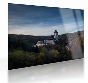 Staklena slika Karlštejna (70x50 cm)