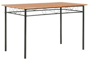 Blagovaonski stol smeđi 120 x 70 x 75 cm MDF