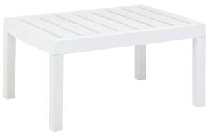 Vrtni stol bijeli 78 x 55 x 38 cm plastični - Bijela 1 Bijela