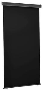 Balkonska bočna tenda 125 x 250 cm crna - Crna 125 x 250 cm 1 Crna