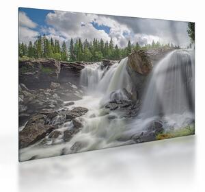 Staklena slika slapova (70x50 cm)