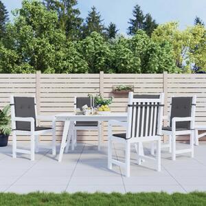 Jastuci za vrtne stolice 4 kom antracit od tkanine Oxford - Antracit 100 x 50 x 3 cm 4 Antracit