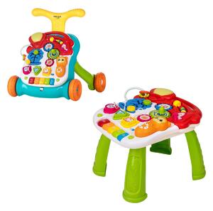 FREE 2 PLAY hodalica i interaktivni stol Walk&Play 2u1, multicolor