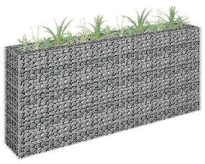 Gabionska sadilica od pocinčanog čelika 180 x 30 x 90 cm - 180 x 30 x 90 cm 1 180 x 30 x 90 cm