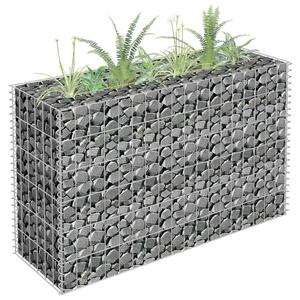 Gabionska sadilica od pocinčanog čelika 90 x 30 x 60 cm - 90 x 30 x 60 cm 1 90 x 30 x 60 cm