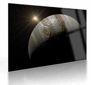 Staklena slika planete u svemiru (70x50 cm)