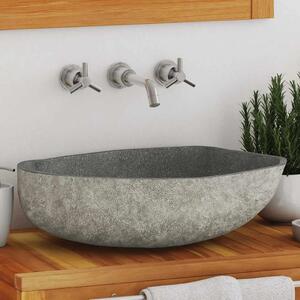 Lavabo - Umivaonik od riječnog kamena ovalni (45 - 53) x (34 - 41) cm - 45-53 cm 45-53 cm