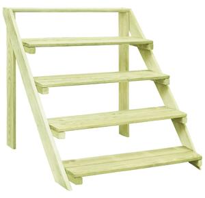 Stalak za biljke 80 x 80 x 80 cm od impregnirane borovine
