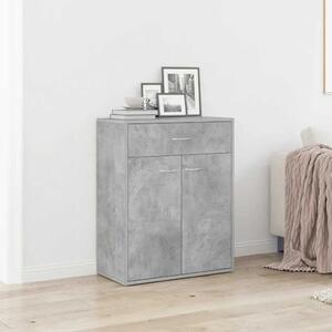 Komoda siva boja betona 60 x 30 x 75 cm od konstruiranog drva - Beton siva 1 Beton siva