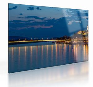 Staklena slika Bratislave s dvorcem (70x50 cm)
