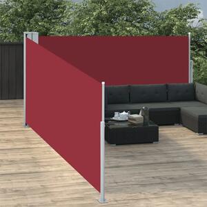 Uvlačiva bočna tenda 100 x 1000 cm crvena - Crvena 100 x 1000 cm