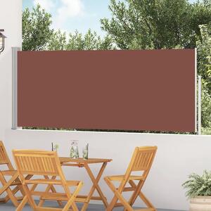 Uvlačiva bočna tenda za terasu 117x514 cm smeđa - Smeđa 117 x 500 cm 1 Smeđa
