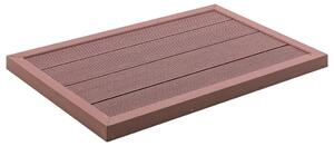 Podni element za solarni tuš smeđi 101 x 63 x 5 5 cm WPC - Smeđa 1 Smeđa