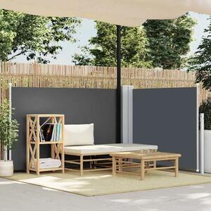Uvlačiva bočna tenda 120 x 600 cm antracit - Antracit 117 x 600 cm 1 Antracit