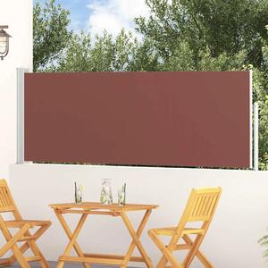 Uvlačiva bočna tenda za terasu 100 x 314 cm smeđa - Smeđa 100 x 300 cm 1 Smeđa
