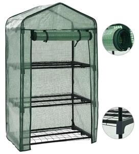 Mini staklenik s 3 razine 69 x 49 x 125 cm