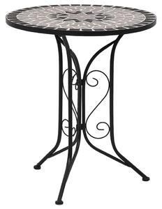 Bistro stolić s mozaikom sivi 60 cm keramički - Siva 60 cm 1 Siva