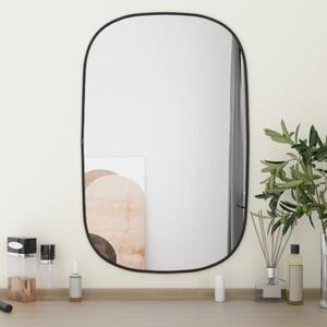 VidaXL Zidno ogledalo crna 70x45 cm