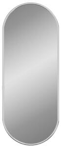 VidaXL Zidno ogledalo srebrno 50x20 cm ovalno