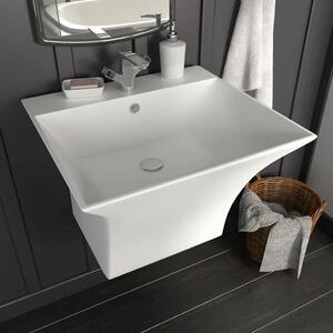 Zidni Lavabo - Umivaonik keramički bijeli 500 x 450 x 410 mm