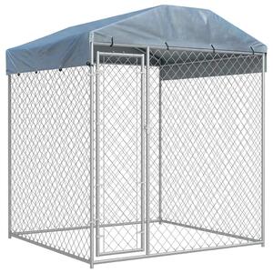 Vanjski kavez za pse s nadstrešnicom 193x193x225 cm - 193 x 193 x 225 cm 1 Da 193 x 193 x 225 cm