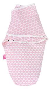 MOTHERHOOD dekica za novorođenče, za povijanje pink classics