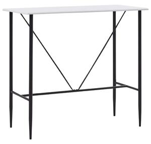 Barski stol bijeli 120 x 60 x 110 cm MDF - Bijela 1 Bijela