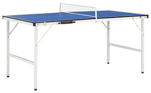 Stol za ping-pong od 5 stopa s mrežom 152x76x66 cm plavi