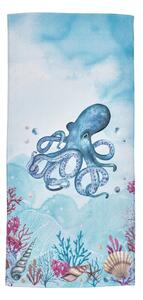 Plavi pamučan ručnik za plažu 76x160 cm Octopus – Catherine Lansfield