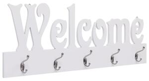Zidna vješalica za kapute WELCOME bijela 74 x 29 5 cm - bijela (welcome) 1 Bijela (welcome)